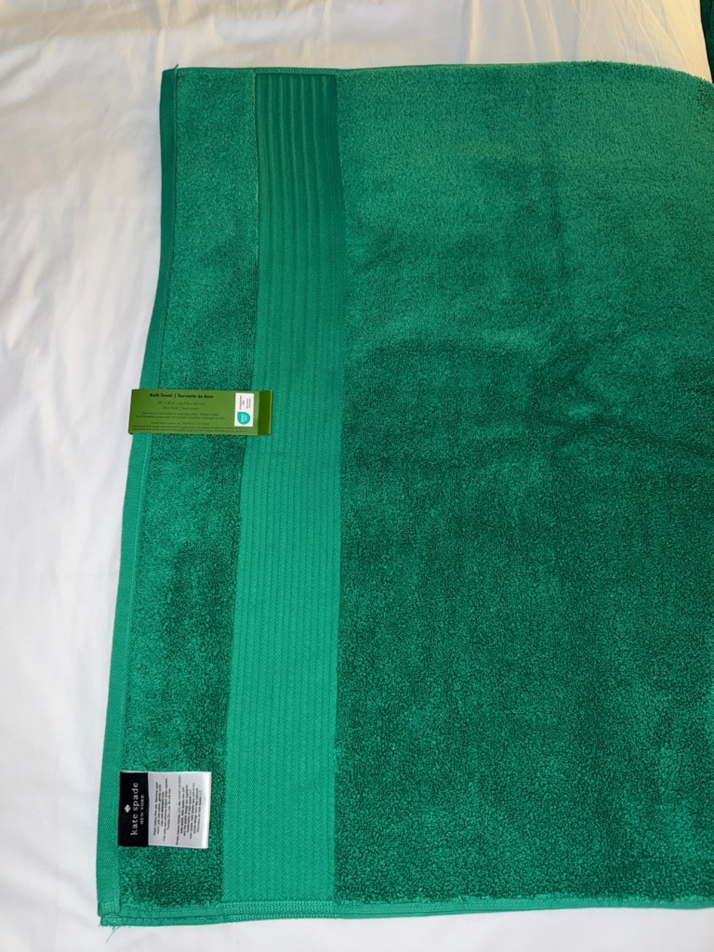 kate spade Bright Green Bath Towel - Picture 9 of 11